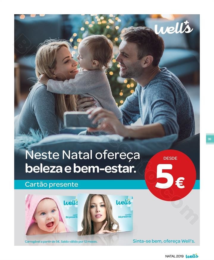 Antevisão Folheto WELLS Natal extra online promo
