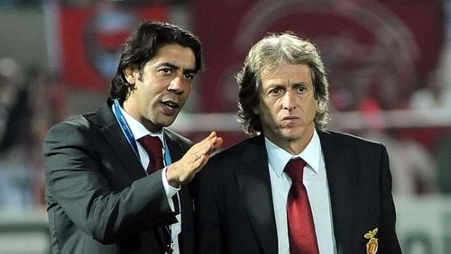 Rui Costa com Jorge Jesus