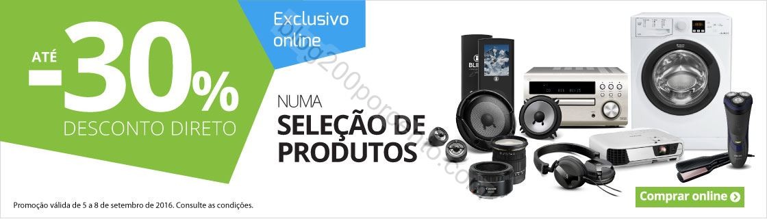Até 30% de desconto RADIO POPULAR de 5 a 8 setemb