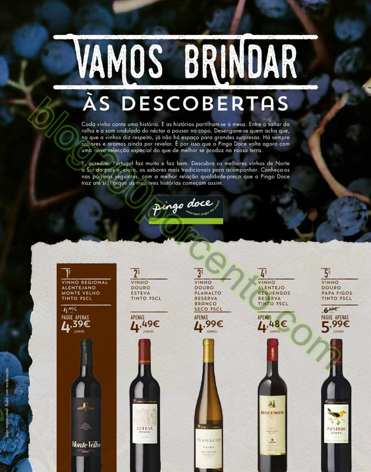 Antevisão Folheto PINGO DOCE Vinhos e Sabores de 