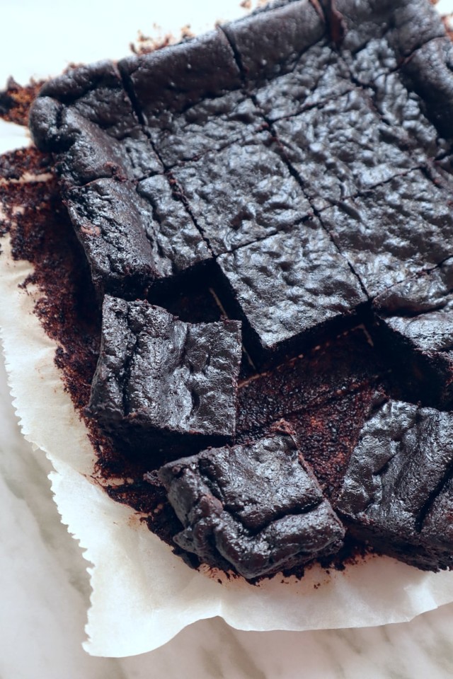 brownies de banana e cacau (sem farinha)