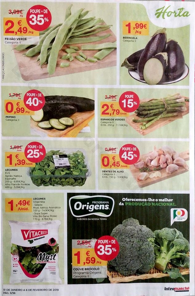 antevisao folheto Intermarche 31 janeiro a 6 fever