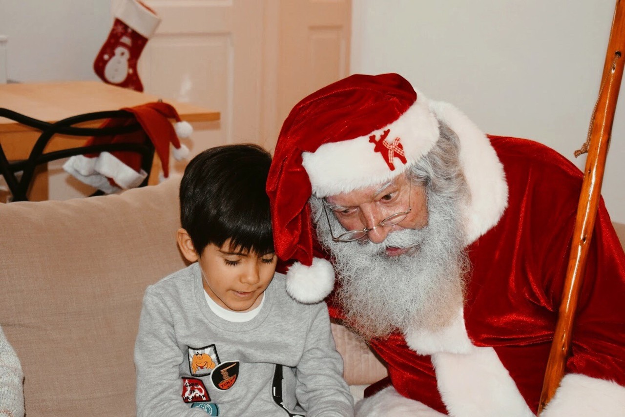 um dia magia, pai natal