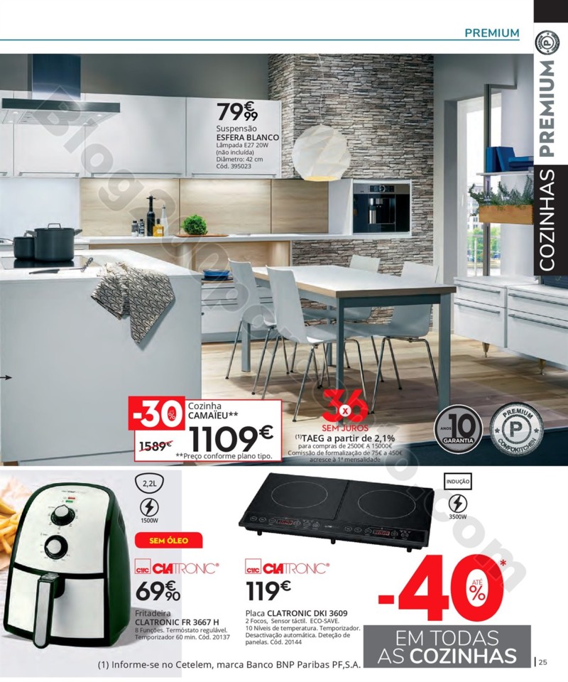 Antevisão Folheto CONFORAMA Cozinhas promoções 