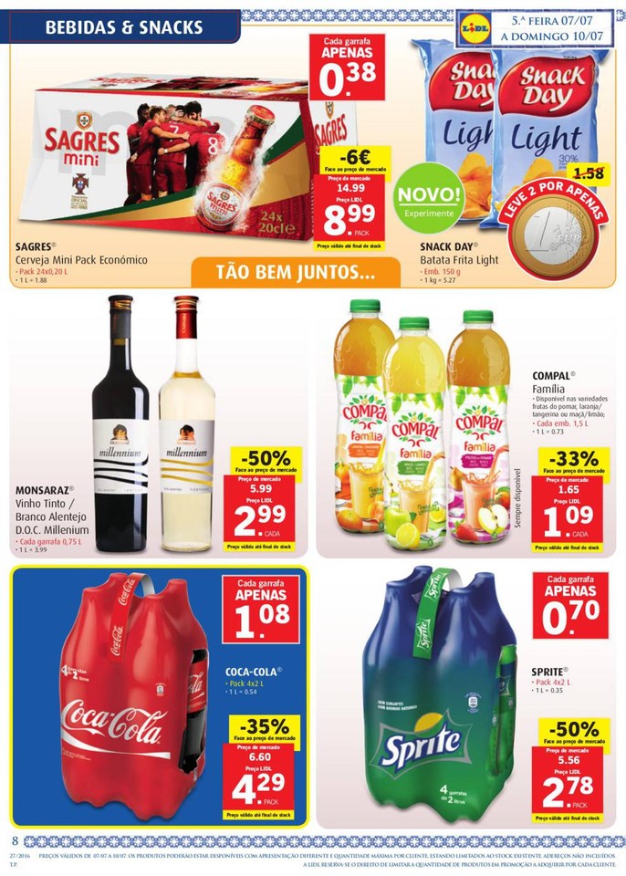 Antevisão Folheto LIDL Promoções de 7 a 13 julh