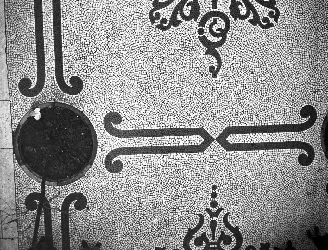 Calçada portuguesa, Av. da Liberdade, 1944, foto 