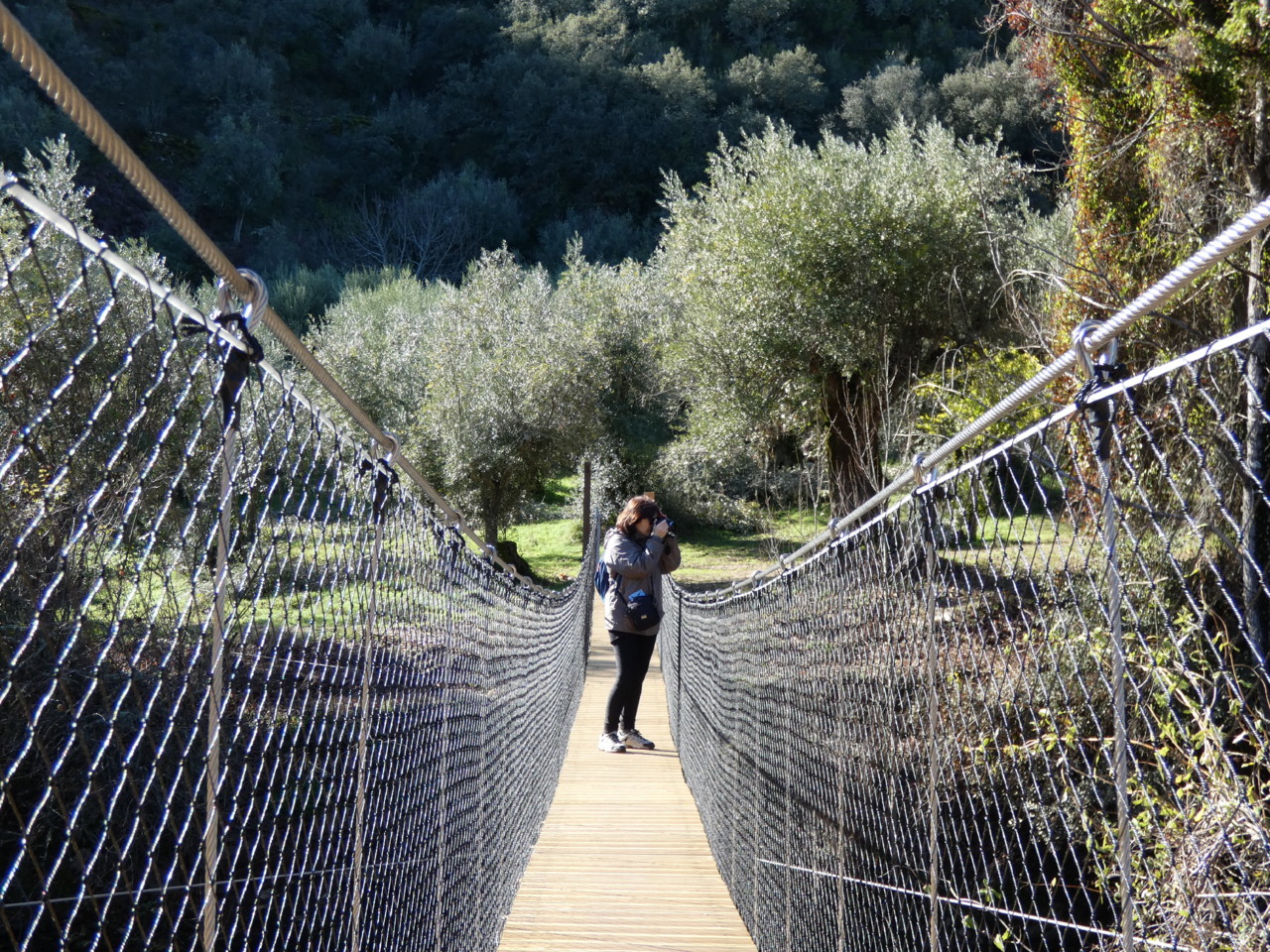 Trilho da mina de ouro do Conhal - foz da Ribeira