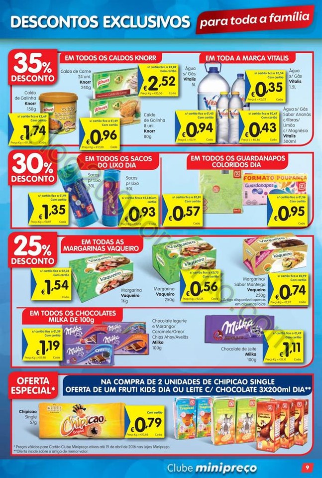 Antevisão Folheto MINIPREÇO family promoções d