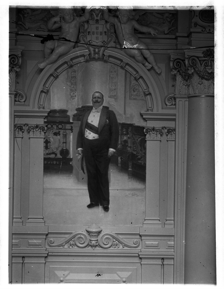 Rei Dom Carlos, retrato a óleo de José Malhoa, c