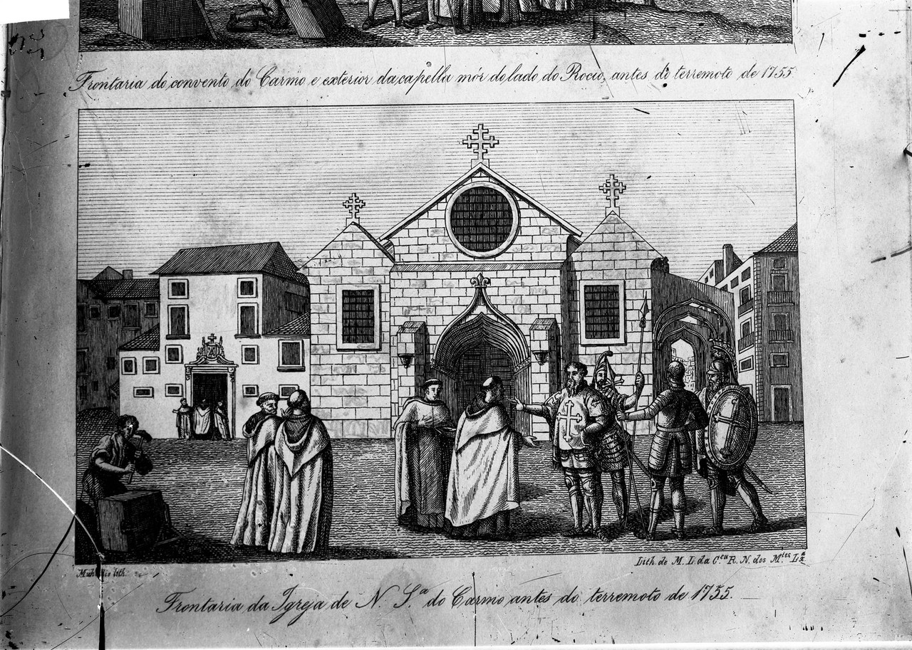 Igreja de Nossa Senhora do Carmo antes do terramot