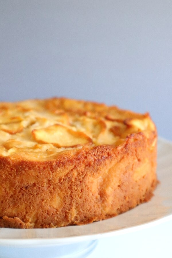 bolo de fatias de maçã