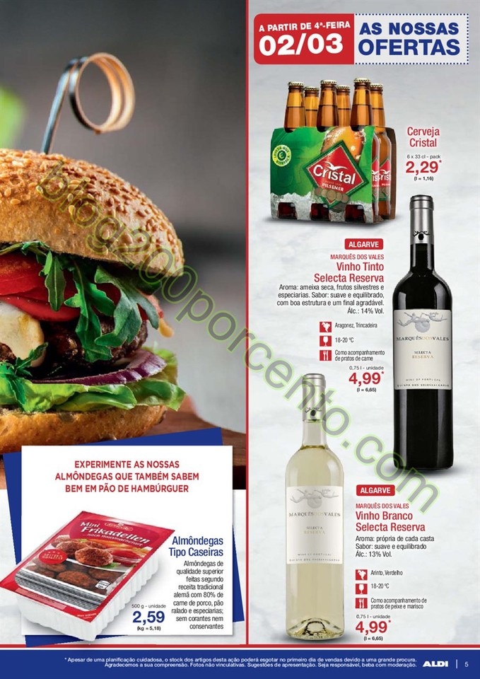 Antevisão Folheto ALDI promoções a partir de 2 