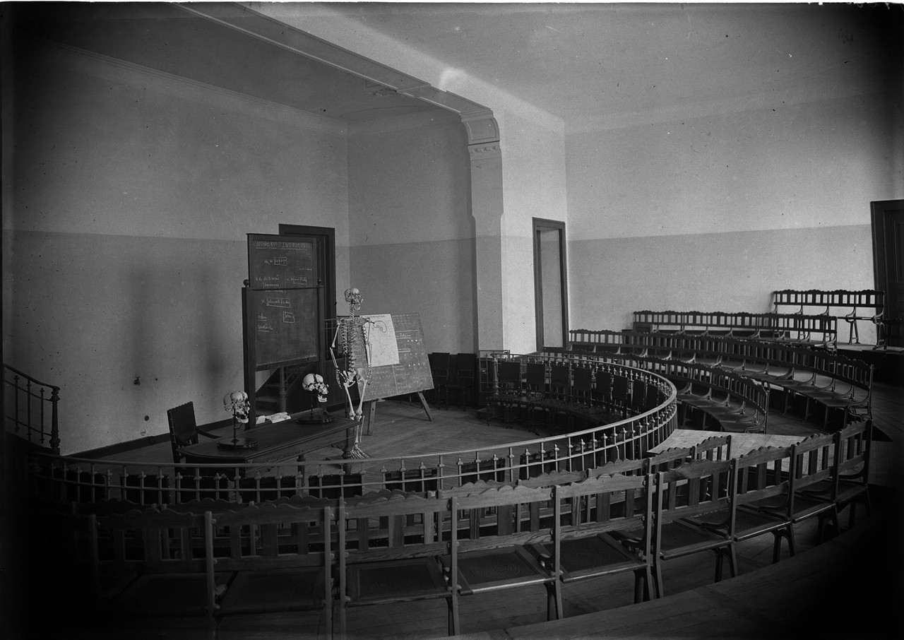 Escola Médica, sala de aula, sd, foto de Alberto 