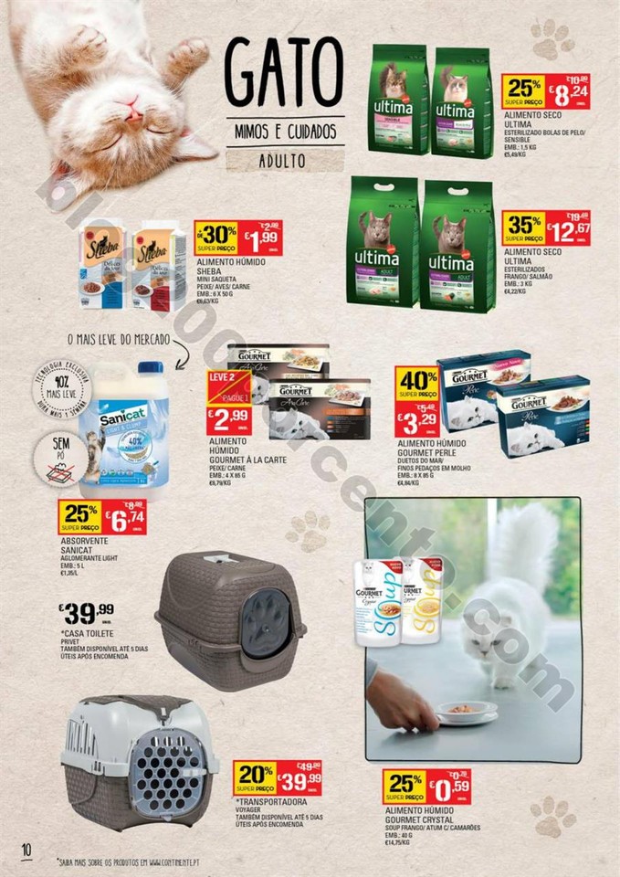 Antevisão Folheto CONTINENTE Pets promoções de 