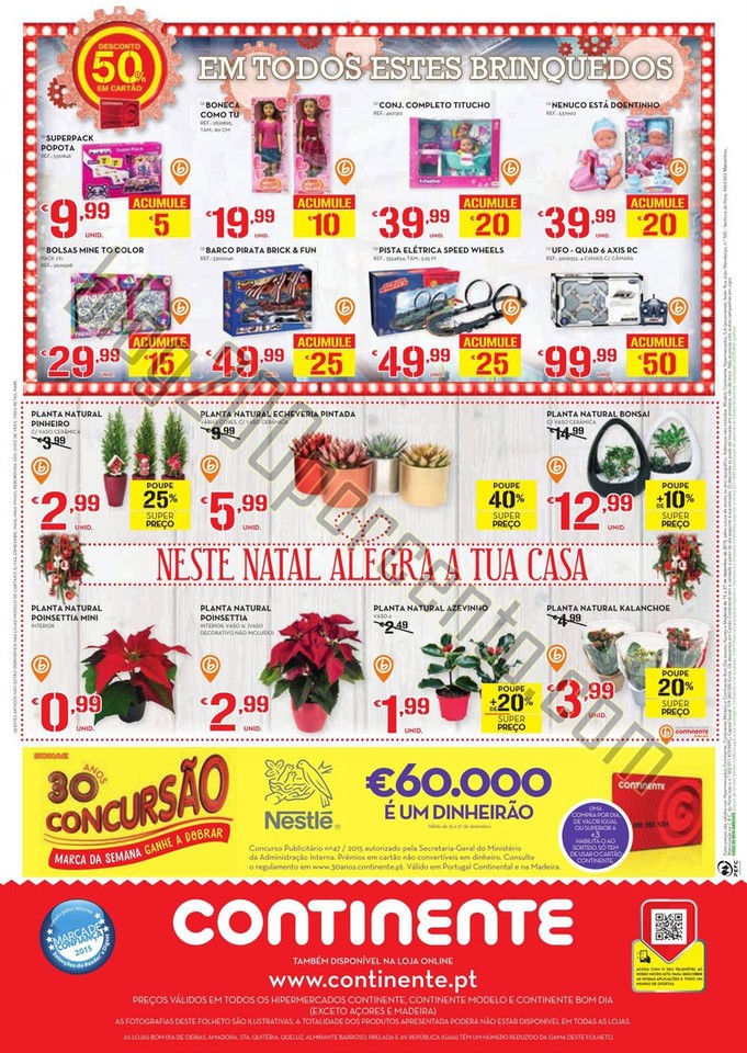 Antevisão Folheto CONTINENTE Semana Natal Promoç
