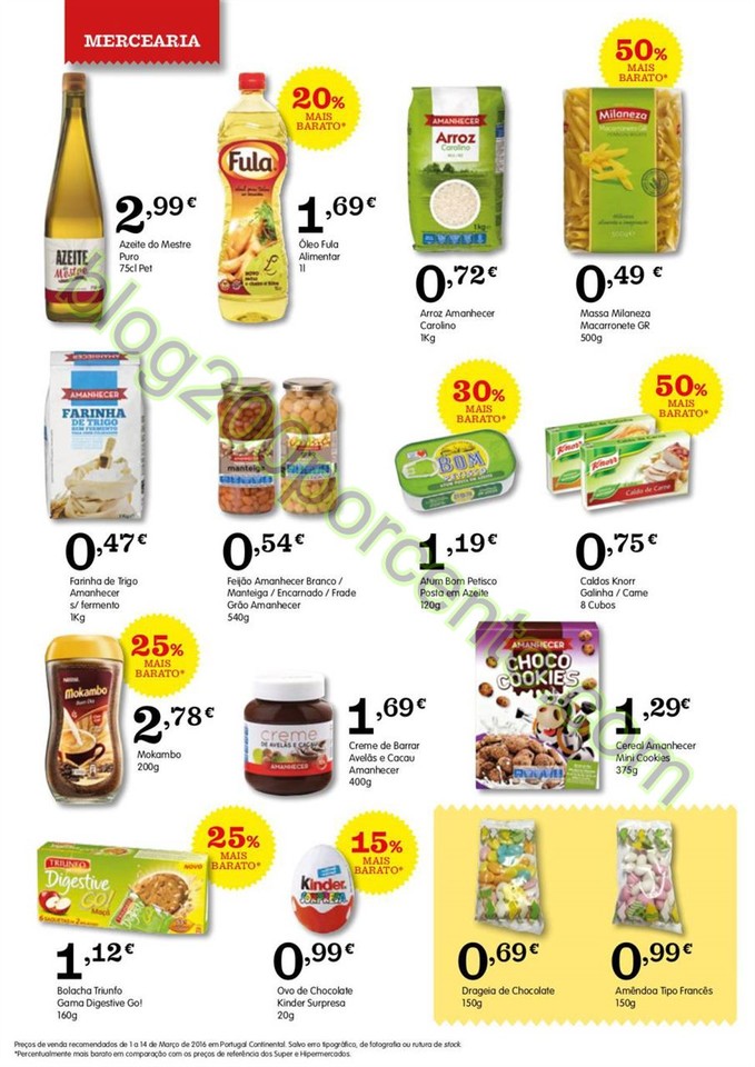 Novo Folheto AMANHECER Promoções de 1 a 14 març