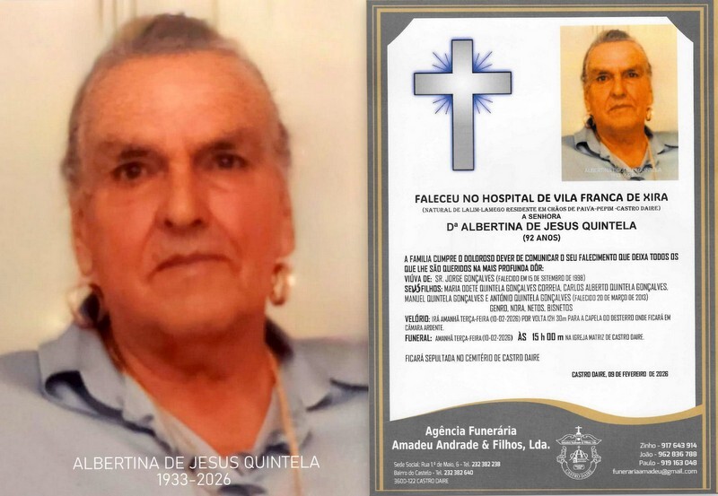 FOTO RIP DE ALBERTINA DE JESUS QUINTELA-92 ANOS (C