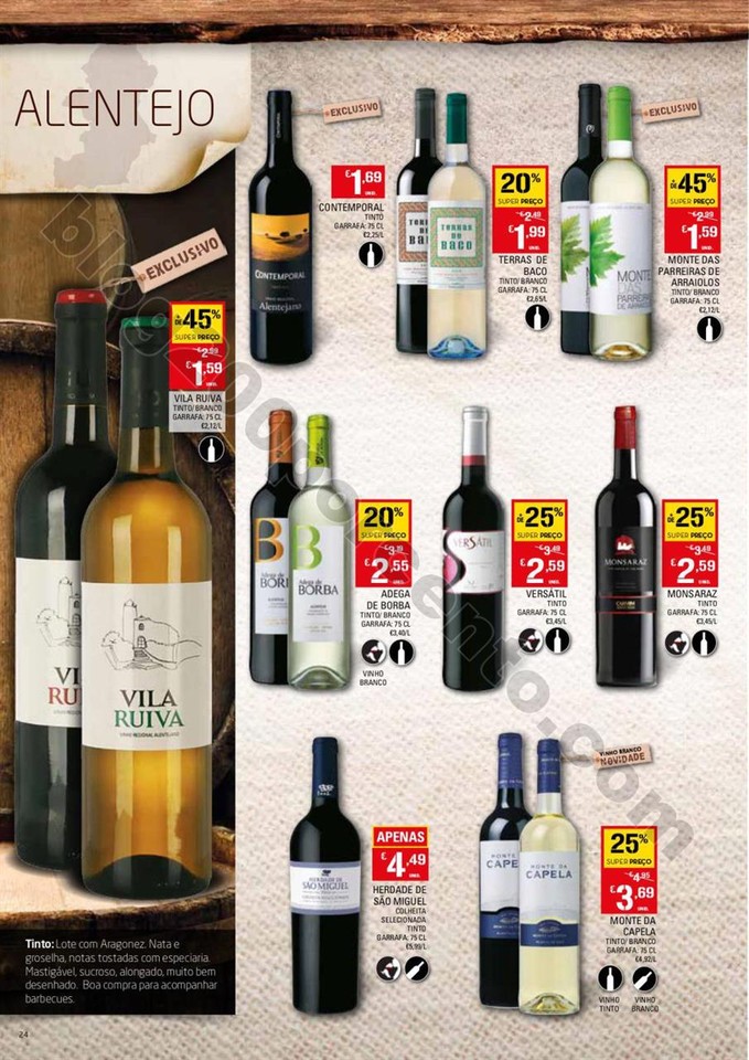 Antevisão Folheto CONTINENTE Vinhos promoções d