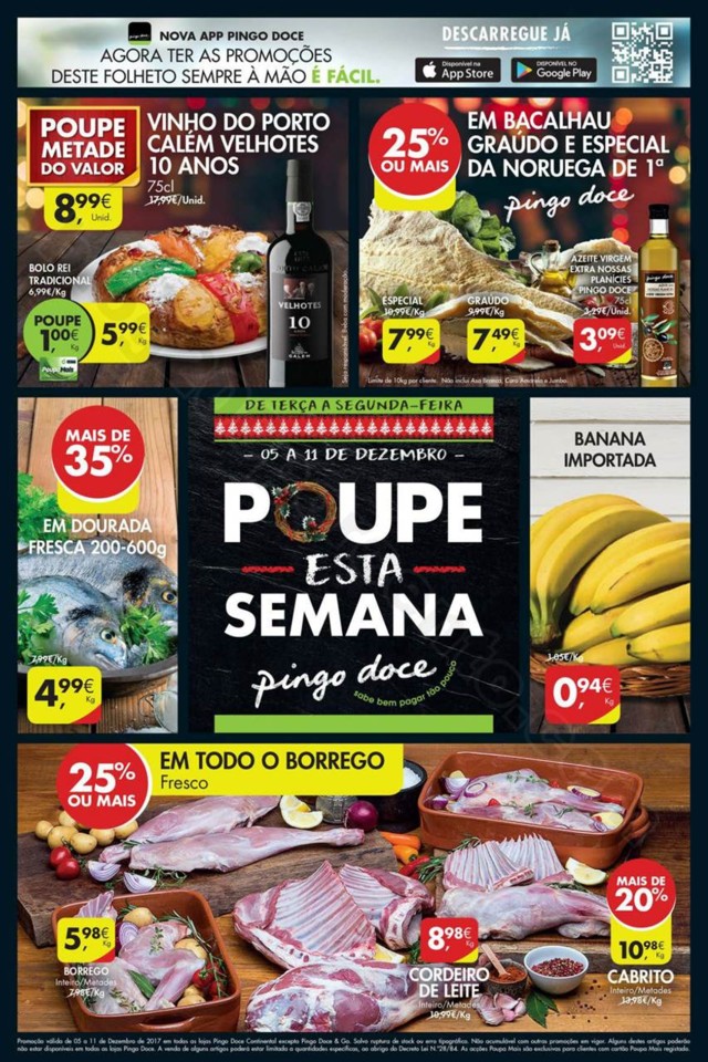 Antevisão Folheto Pingo Doce Super de 5 a 11 deze