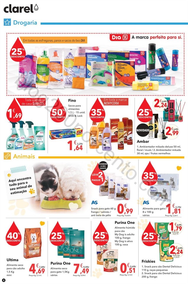 Novo Folheto CLAREL Promoções de 1 a 14 setembro