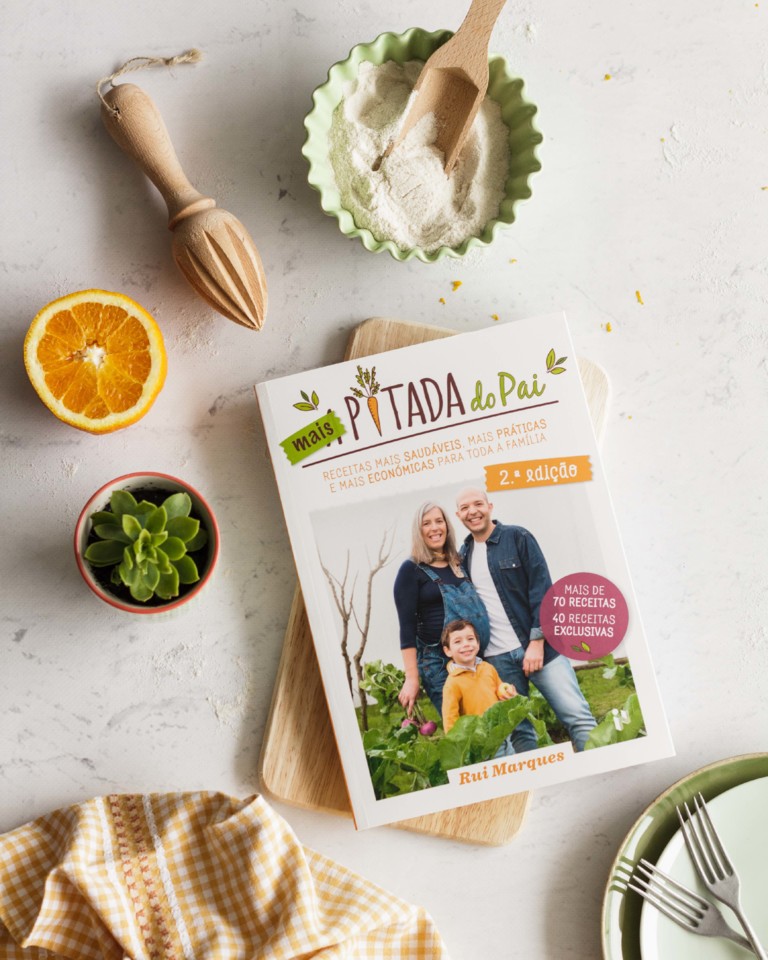 Livro de receitas 'Mais Pitada do Pai'