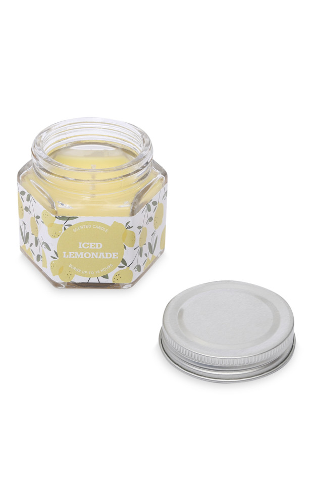 Kimball-1138110-LEMON Hexagonal Mini Jar, ROI J, F