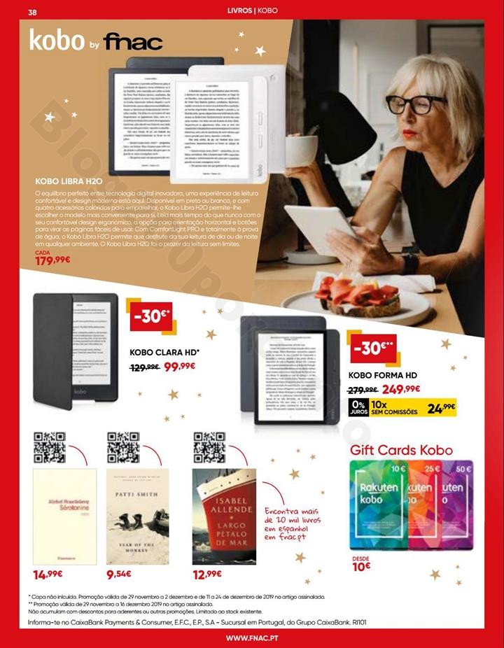 Antevisão Folheto FNAC Natal Promoções até 6 j