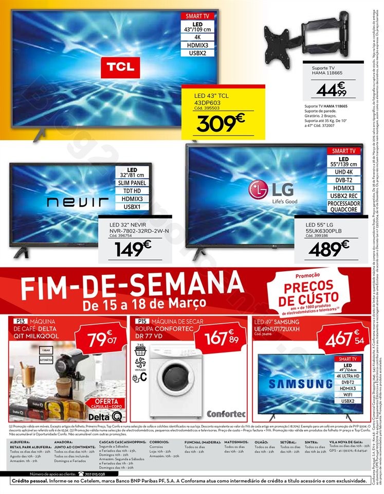 Antevisão Folheto CONFORAMA Promoções de 28 fev