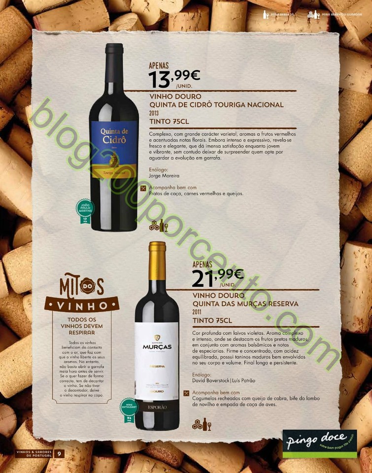Antevisão Folheto PINGO DOCE Vinhos e Sabores de 