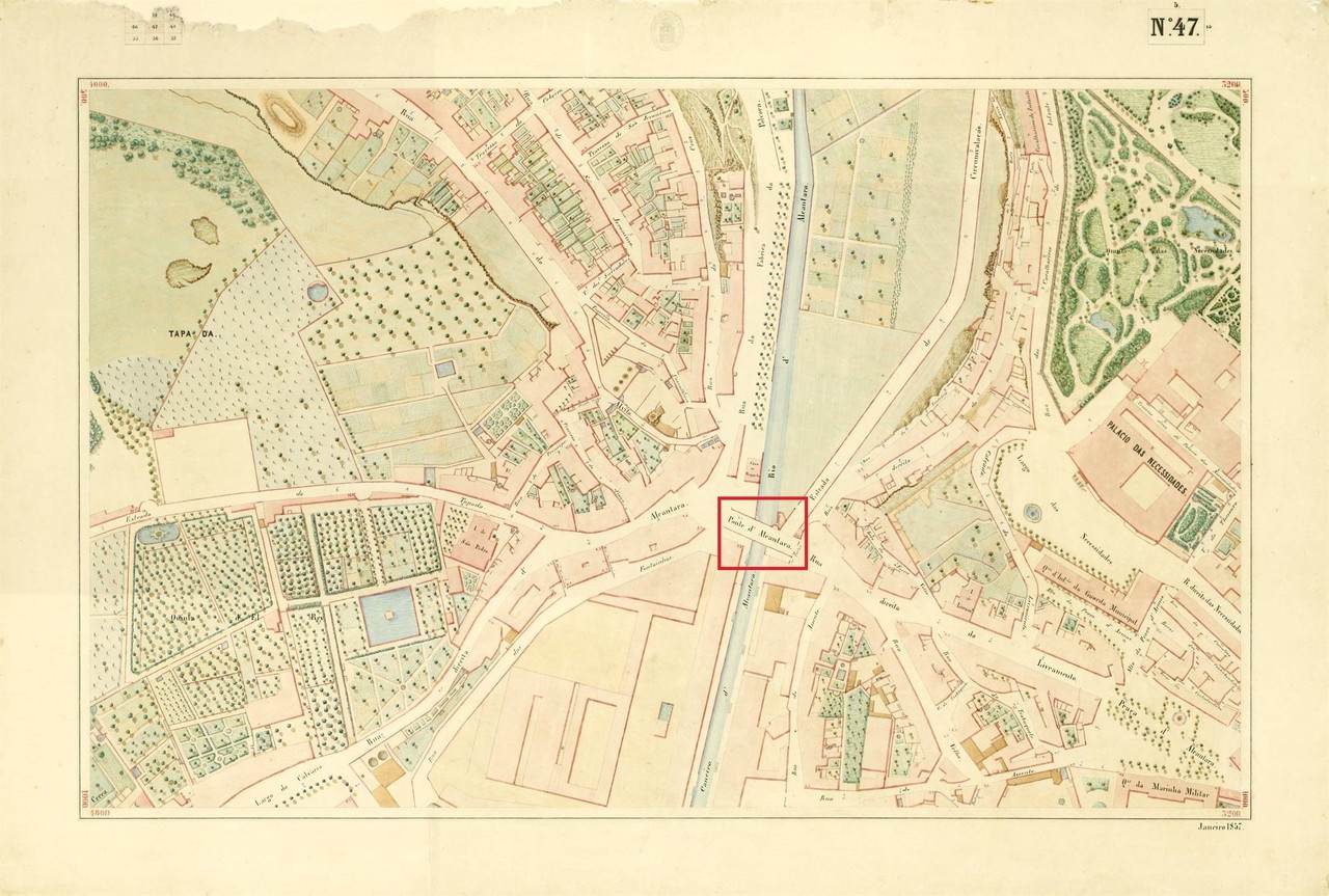Atlas da carta topográfica de Lisboa, n.º 47, 18