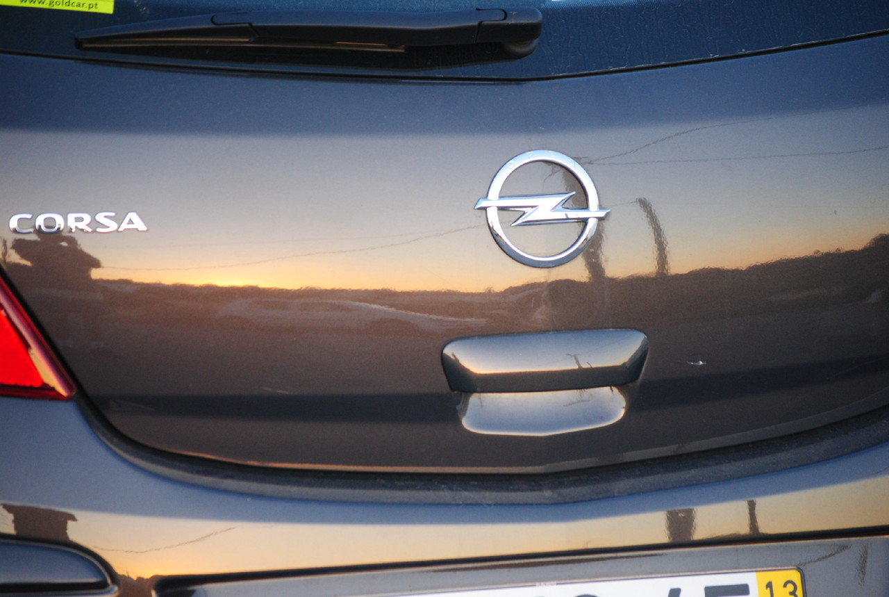 Por do Sol na bagagem