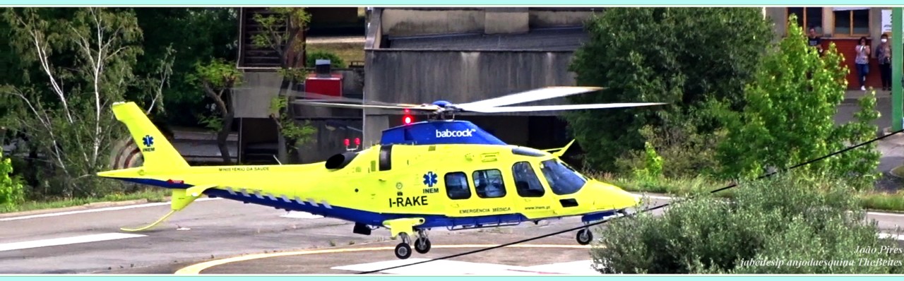 3   Heli do INEM no Hospital da Covilhã CHCB a 9-