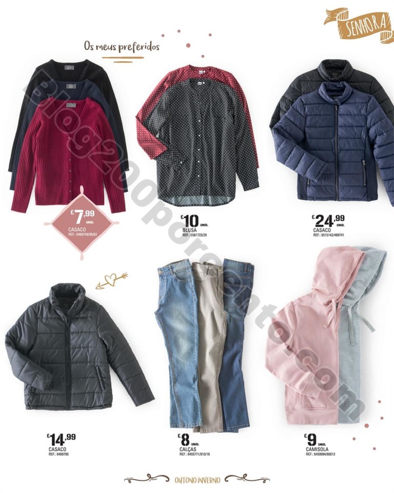 Antevisão folheto CONTINENTE Moda outono - invern