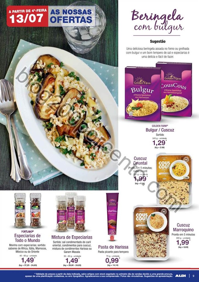 Antevisão Folheto ALDI Promoções a partir de 13