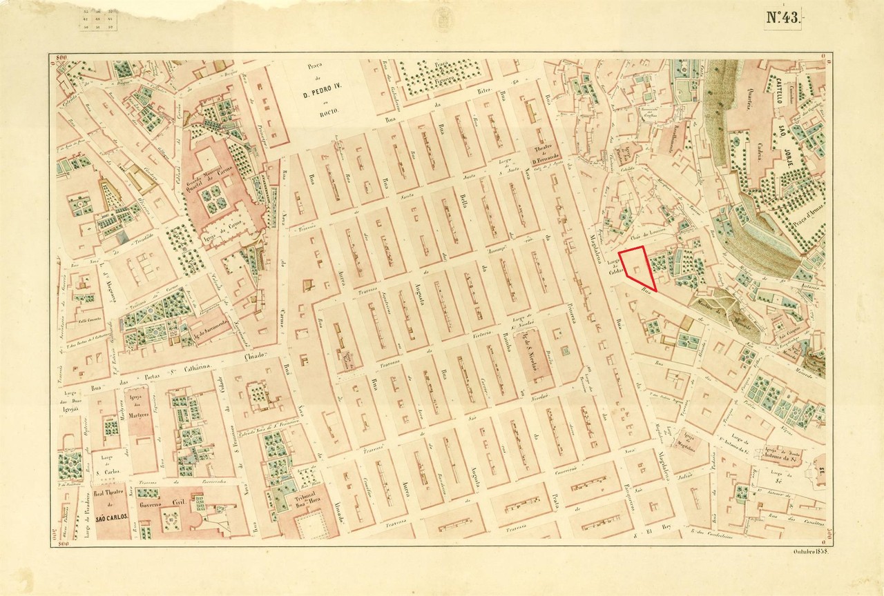Atlas da carta topográfica de Lisboa, Nº 43, 185