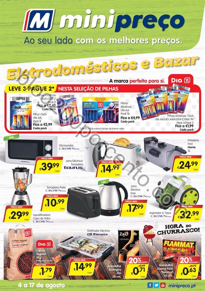 Antevisão Folheto MINIPREÇO Bazar promoções de