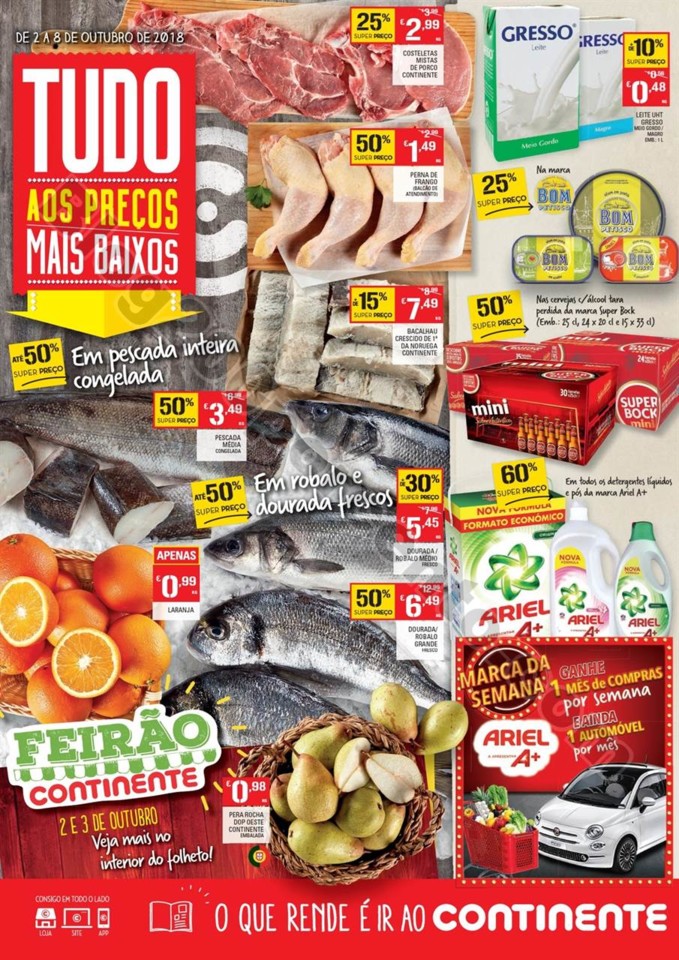 Antevisão Folheto CONTINENTE promoções de 2 a 8
