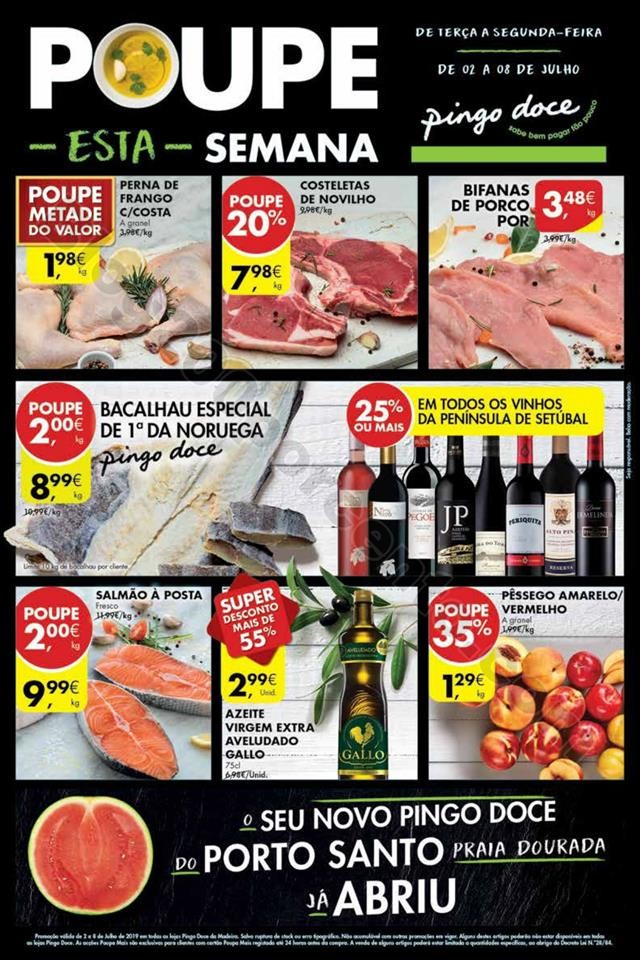 Antevisão Folheto PINGO DOCE Madeira Promoções 