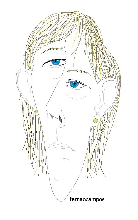 Maria Luis Albuquerque caricatura