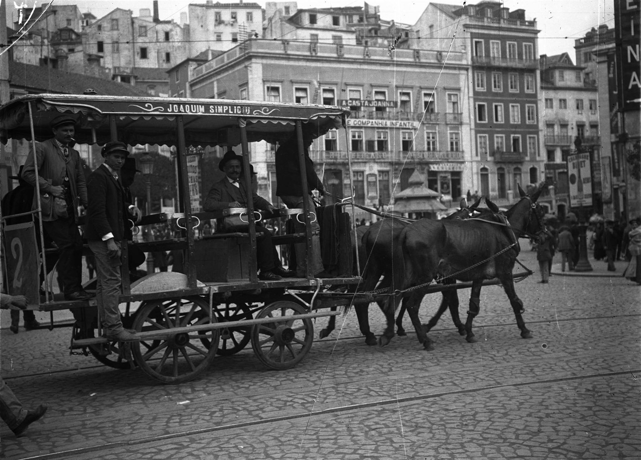 O Palácio em 1912 acolhia um teatro, foto de Josh