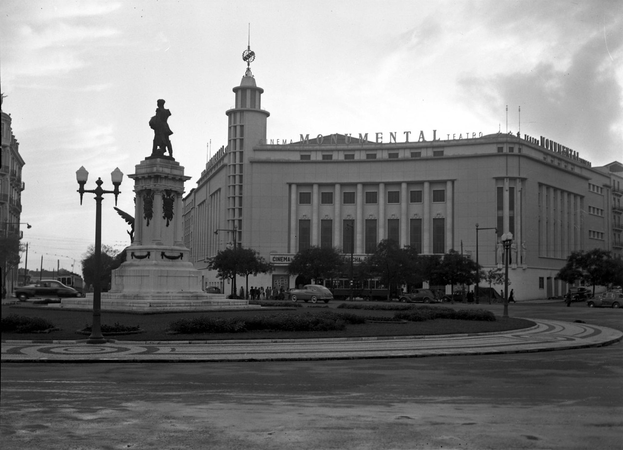Cinema Monumental, 1952, foto de Firmino Marques d