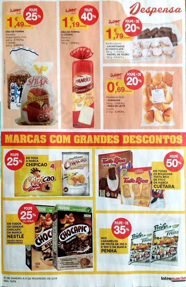 antevisao folheto Intermarche 31 janeiro a 6 fever
