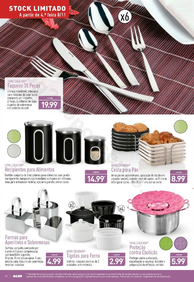 Antevisão Folheto ALDI Promoções a partir de 8 
