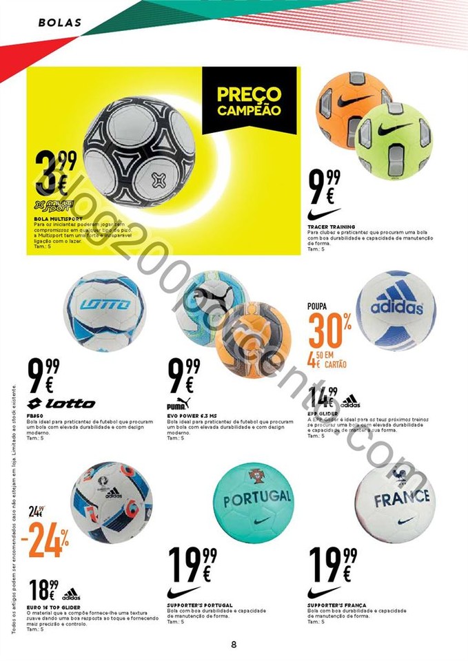 Antevisão Folheto SPORT ZONE Promoções de 25 ma