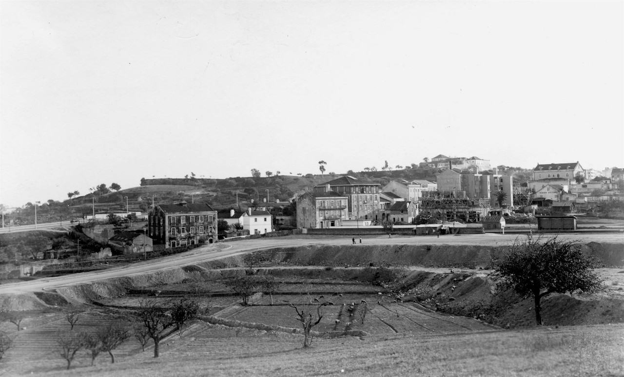 Panorâmica sobre a zona do Areeiro tirada dos Lag