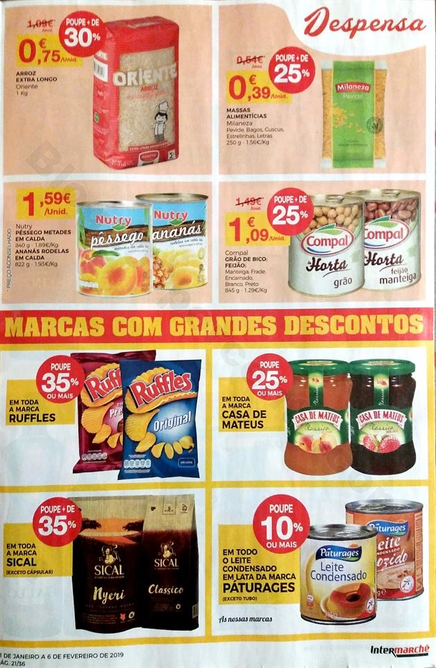 antevisao folheto Intermarche 31 janeiro a 6 fever