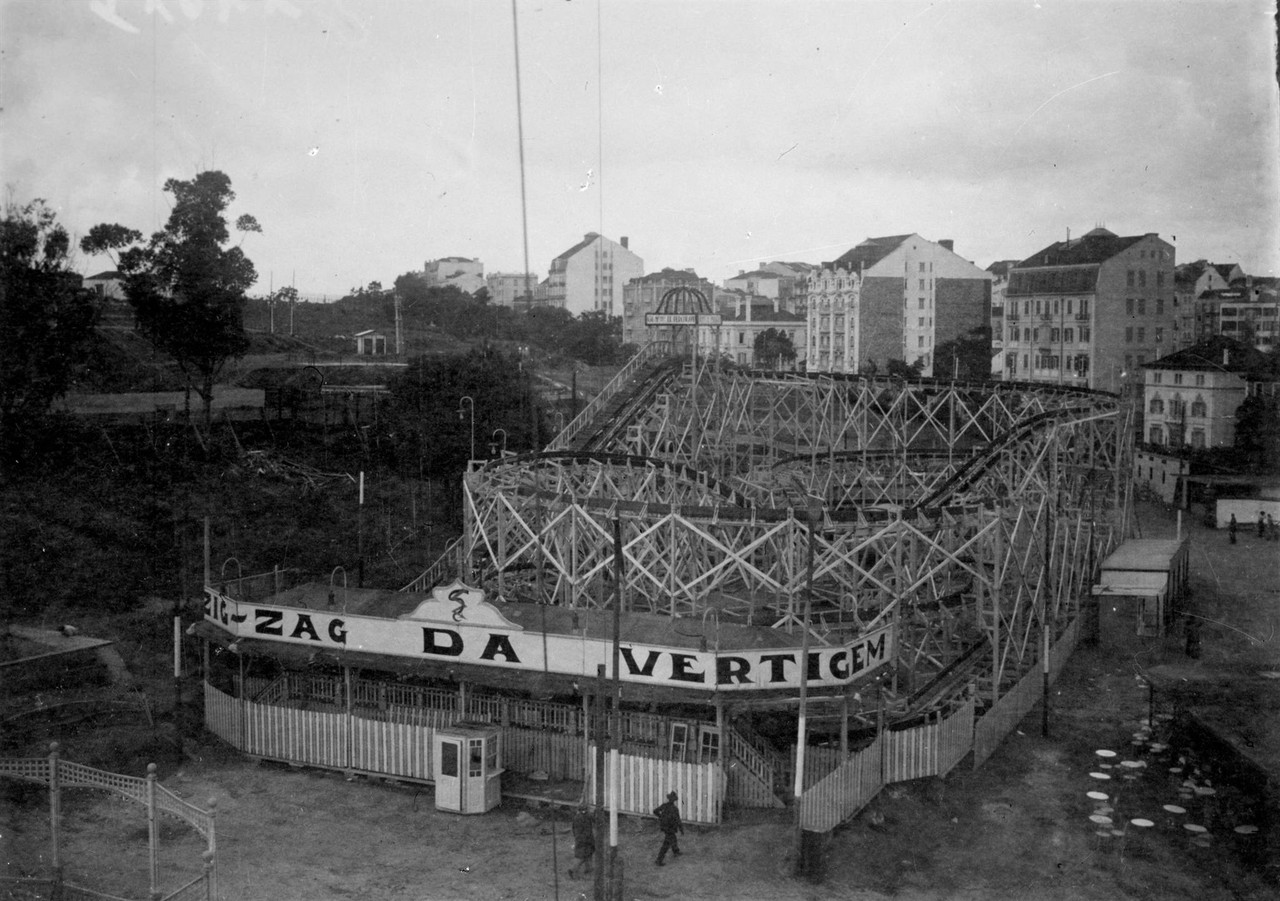 Parque Eduardo VII, a montanha russa do Luna Park 
