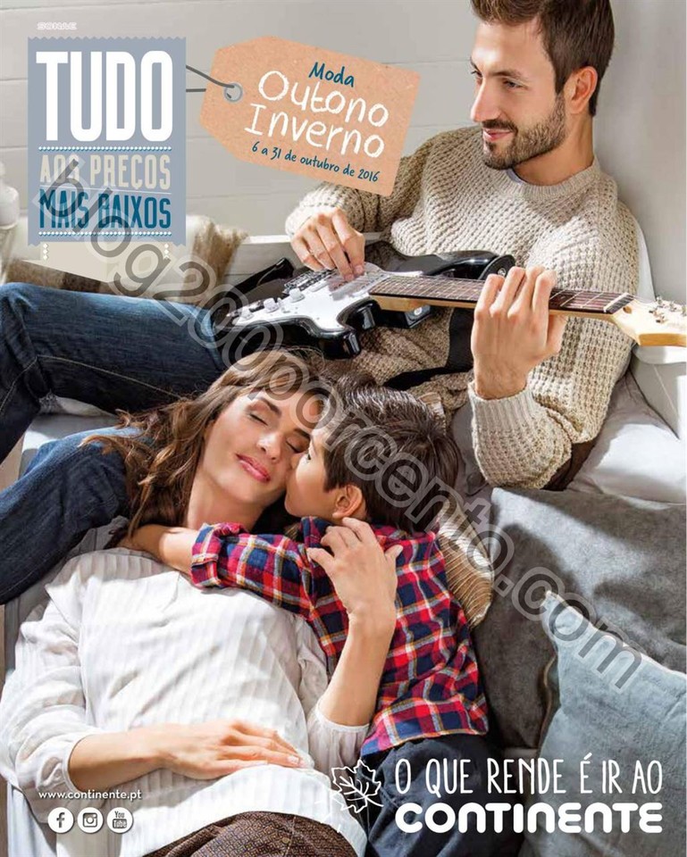 Novo Folheto CONTINENTE Moda Outono - Inverno prom