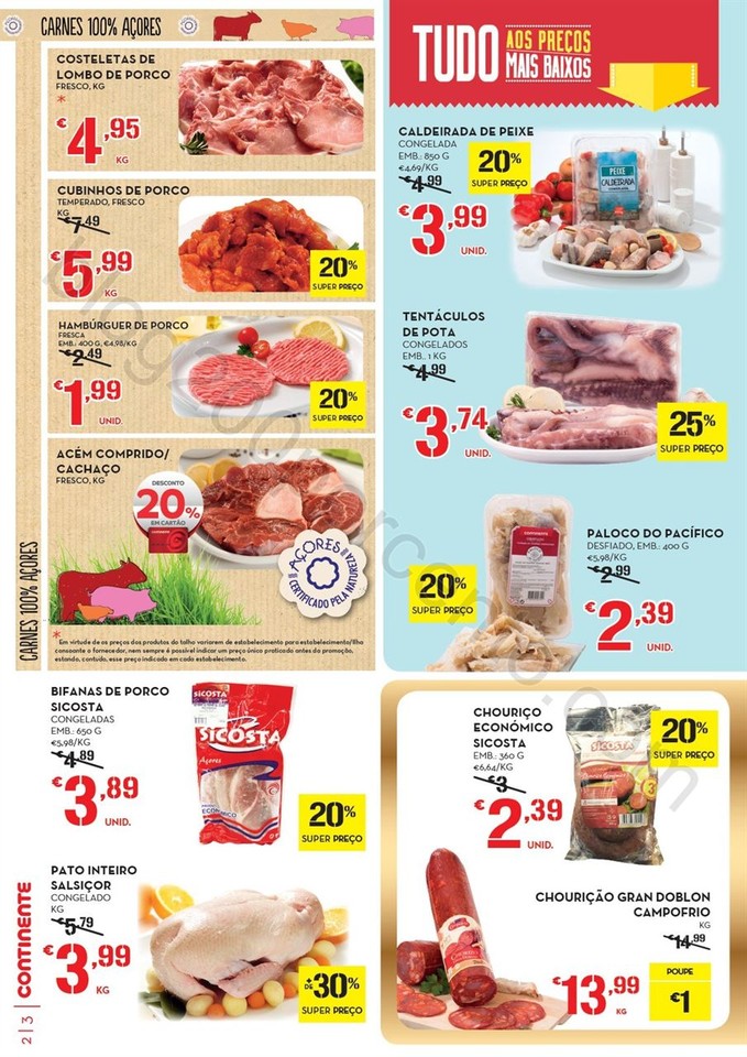 Antevisão Folheto CONTINENTE Açores Promoções 