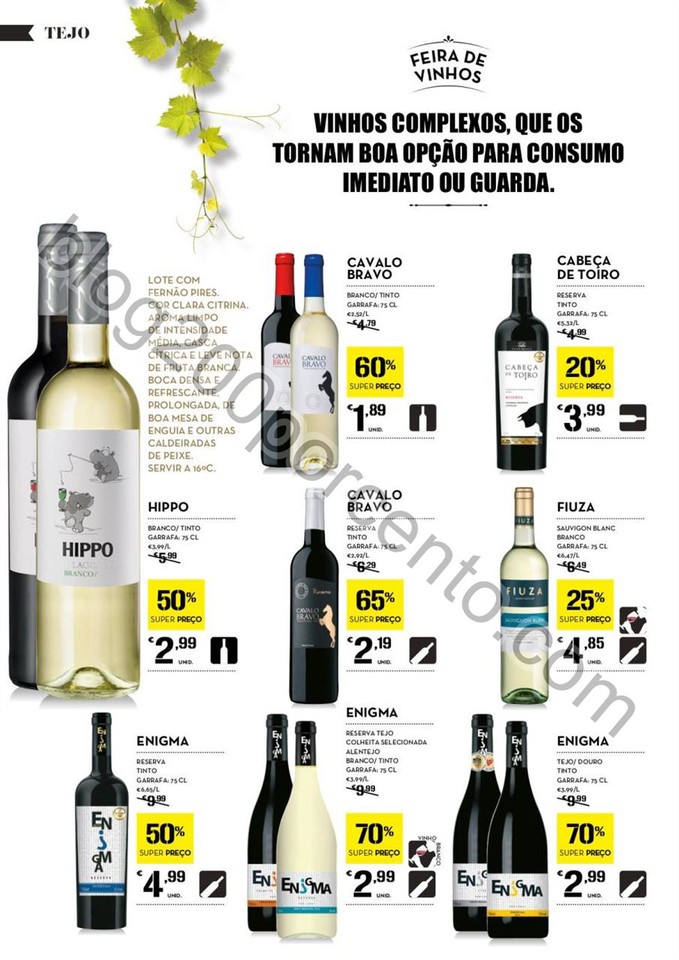 Antevisão Folheto CONTINENTE Vinhos promoções d
